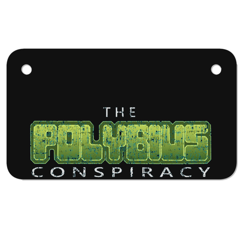 The Polybius Conspiracy   Urban Legend Motorcycle License Plate | Artistshot