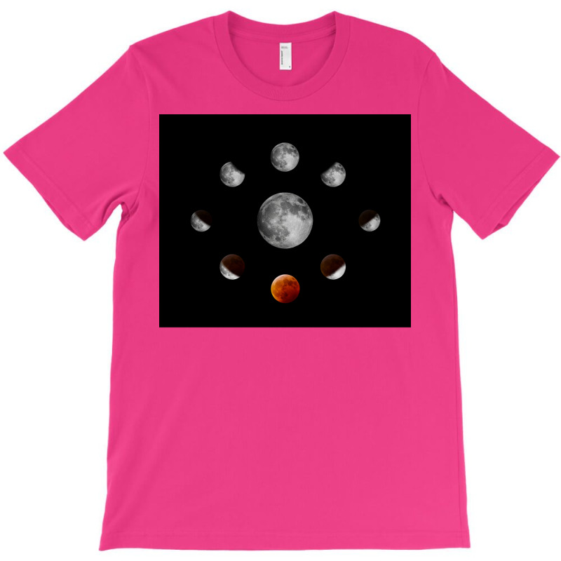 Spectacular Eclipse Stages Poster Travel T-shirt | Artistshot