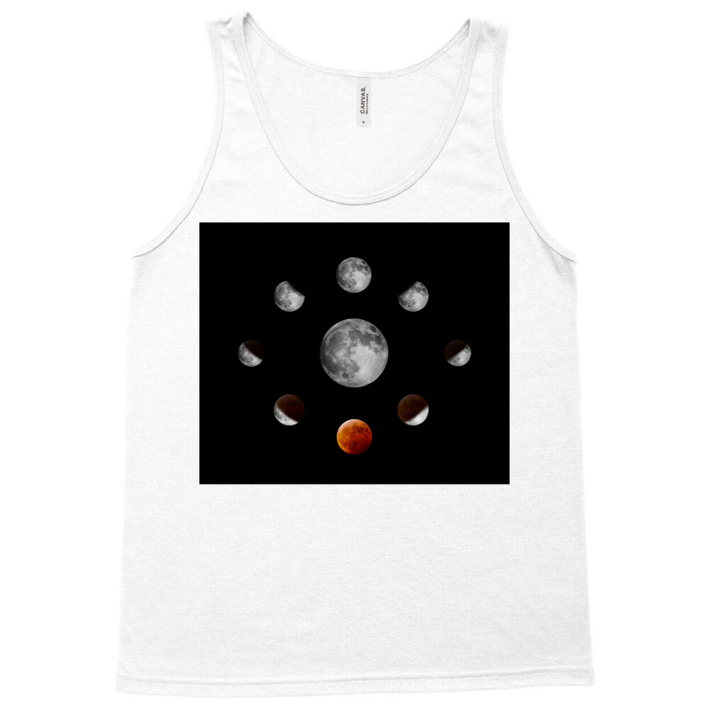 Spectacular Eclipse Stages Poster Travel Tank Top | Artistshot