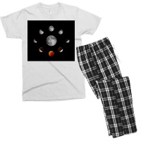 Spectacular Eclipse Stages Poster Travel Men's T-shirt Pajama Set | Artistshot