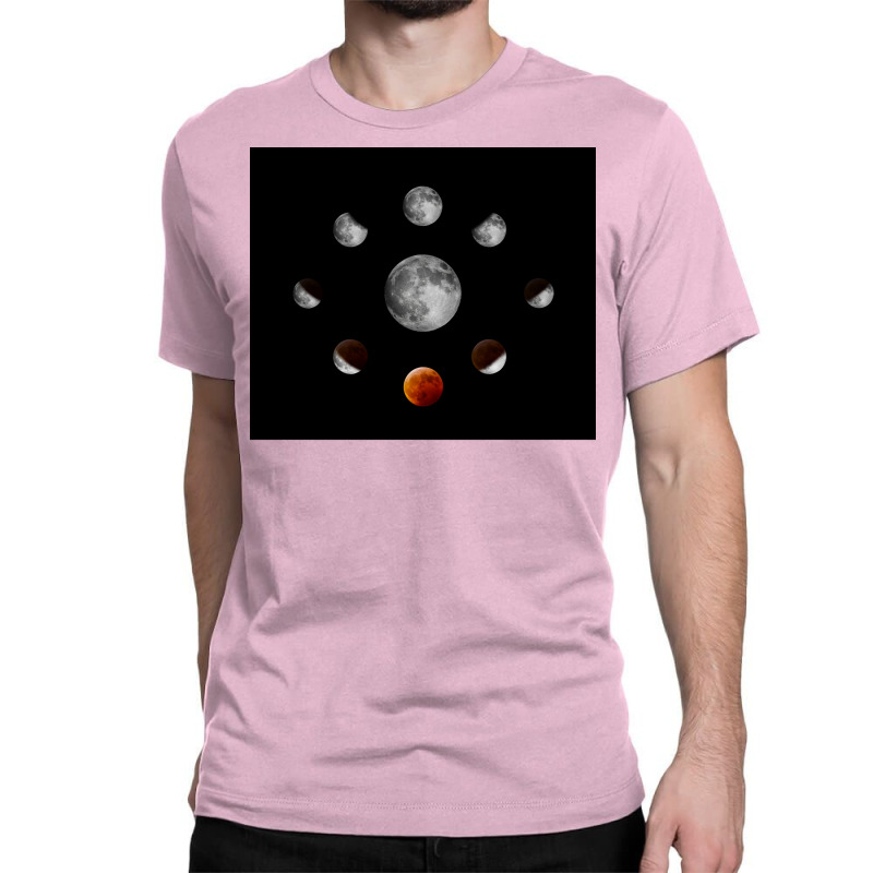 Spectacular Eclipse Stages Poster Travel Classic T-shirt | Artistshot