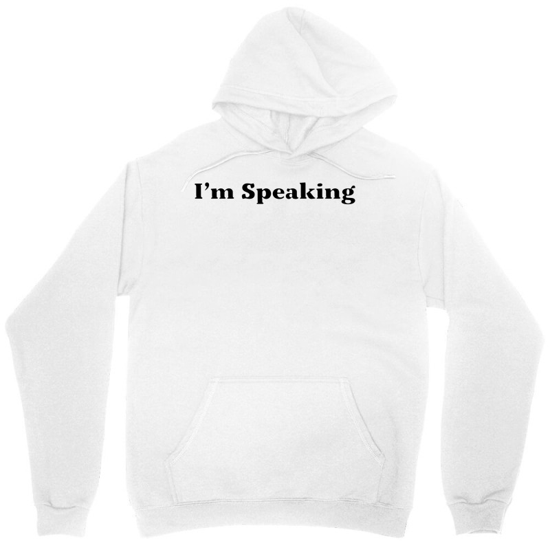 Im Speaking   Blue Unisex Hoodie | Artistshot