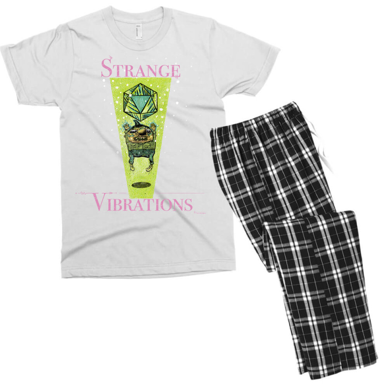 Strange Vibrations Classic Tshirt Trending Men's T-shirt Pajama Set | Artistshot