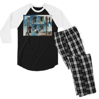 Starship How It Stacks Up Poster Nostalgia Men's 3/4 Sleeve Pajama Set | Artistshot