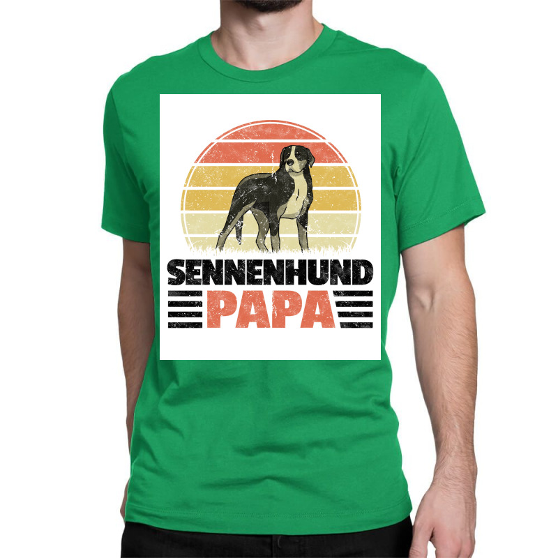 Swiss Mountain Dog Dad Mountain Dog Owner Gift Poster Hipster Classic T-shirt | Artistshot