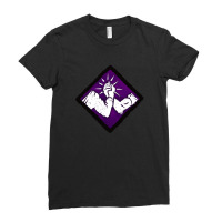 Aftercare Hq Diamond Perk Inspired Splash Art Ladies Fitted T-shirt | Artistshot