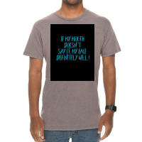 If My Mouth Doesnt Say It My Face Definitely Will Poster Love Vintage T-shirt | Artistshot