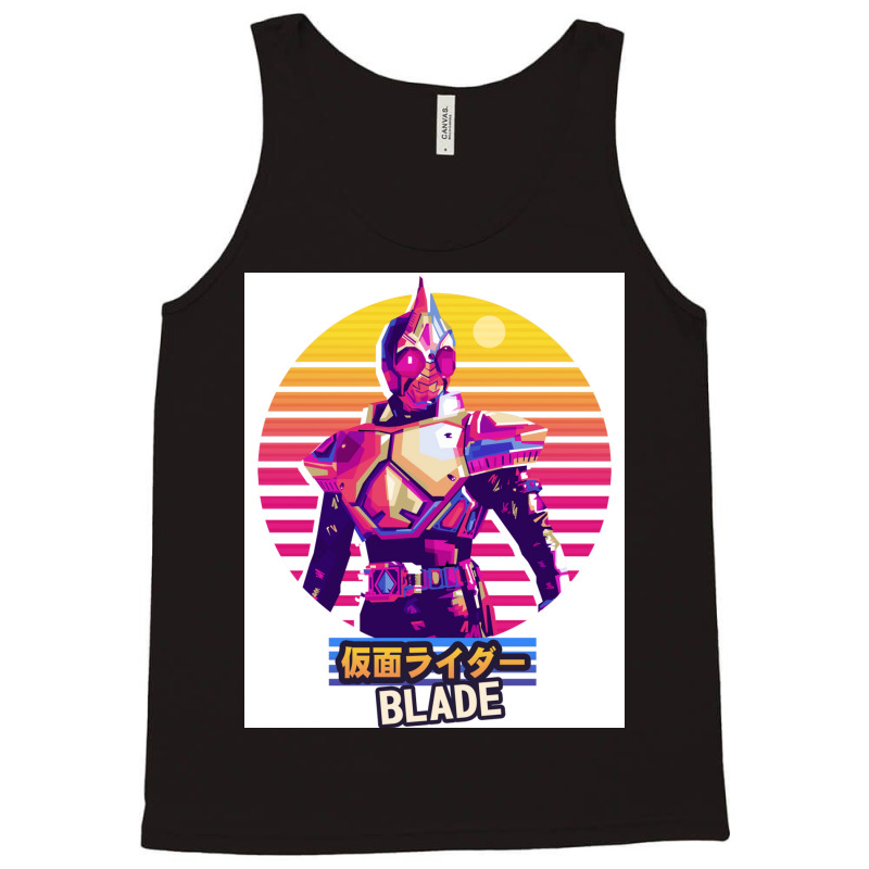 Kamen Rider Blade Sticker Poster Stars Tank Top | Artistshot