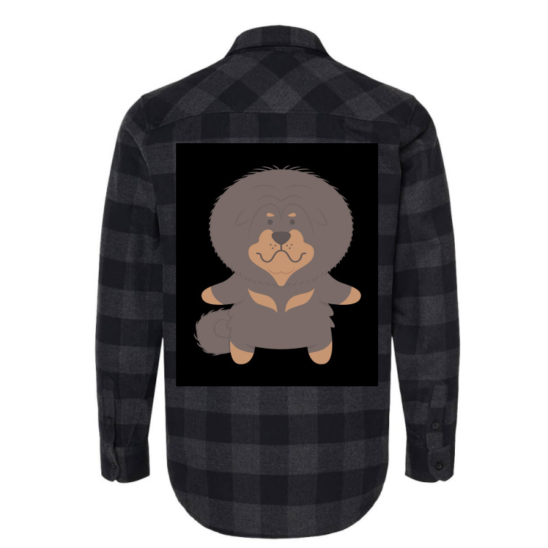 Tibetan Mastiff Gift Idea Poster Hippie Flannel Shirt | Artistshot