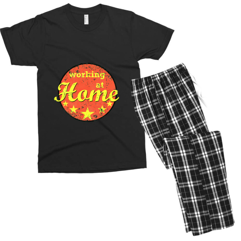 Working At Home   Online Men's T-shirt Pajama Set | Artistshot