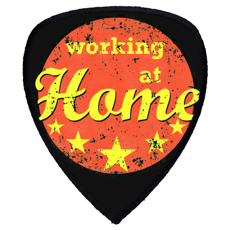 Working At Home   Online Shield S Patch | Artistshot