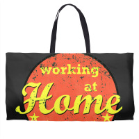 Working At Home   Online Weekender Totes | Artistshot