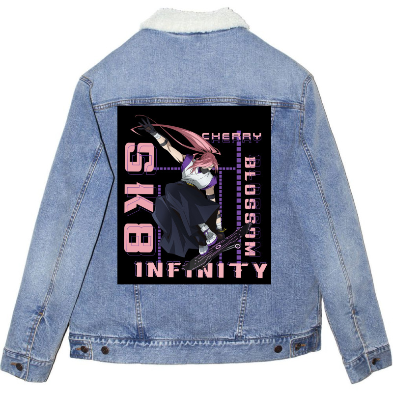 Sk8 The Infinity Cherry Blossom Anime Poster (1) Unisex Sherpa-lined Denim Jacket | Artistshot