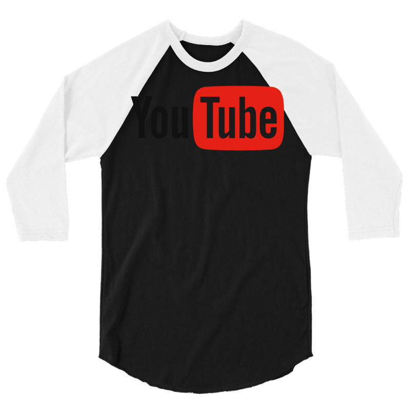 Youtube Classic Tshirt Yellow 3/4 Sleeve Shirt | Artistshot