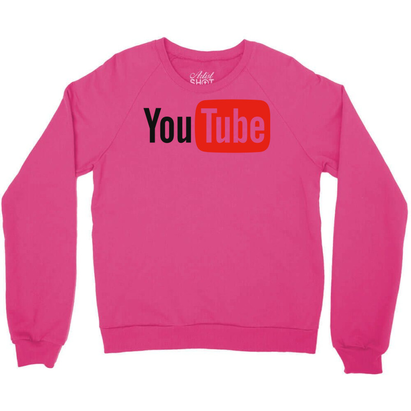 Youtube Classic Tshirt Yellow Crewneck Sweatshirt | Artistshot