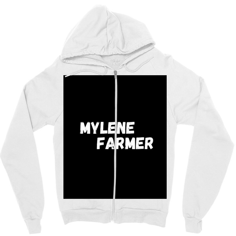 Mylne Farmer Poster Aesthetic Zipper Hoodie | Artistshot