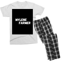 Mylne Farmer Poster Aesthetic Men's T-shirt Pajama Set | Artistshot