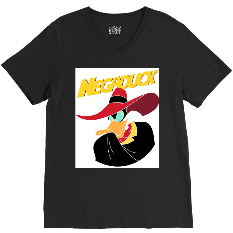 Negaduck Classic Poster Nature V-neck Tee | Artistshot