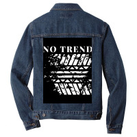 No Trend Poster Gift Men Denim Jacket | Artistshot