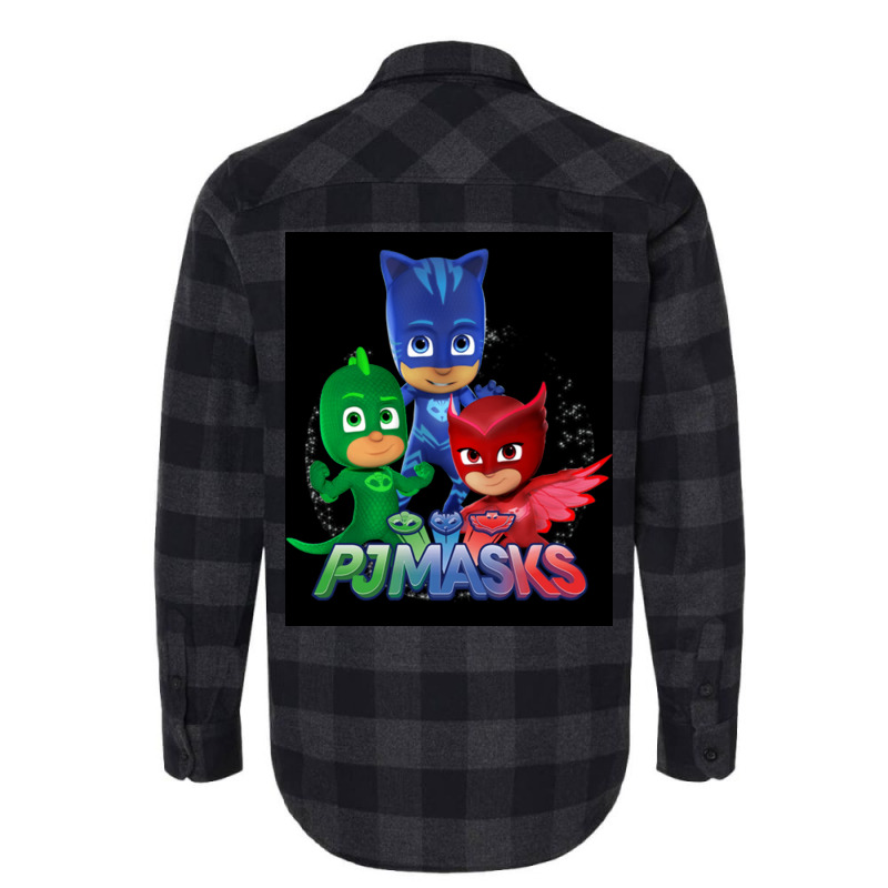 Pj Mask Poster Trending Flannel Shirt | Artistshot