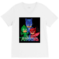 Pj Mask Poster Trending V-neck Tee | Artistshot