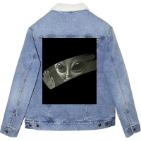 Poster Hipster Unisex Sherpa-lined Denim Jacket | Artistshot