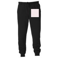 Red And White Flower Pattern Poster Boy Unisex Jogger | Artistshot