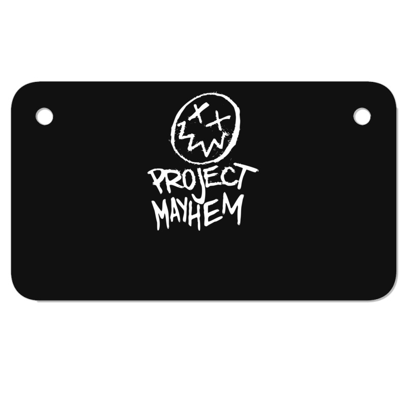 Project Mayhem1 Motorcycle License Plate | Artistshot