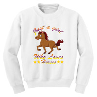 Just A Girl Who Loves Horses Youth Sweatshirt | Artistshot