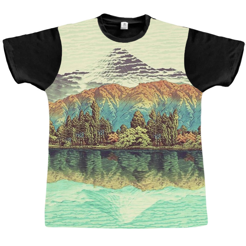 The Unknown Hills In Kamakura Graphic T-shirt by williammillerr | Artistshot