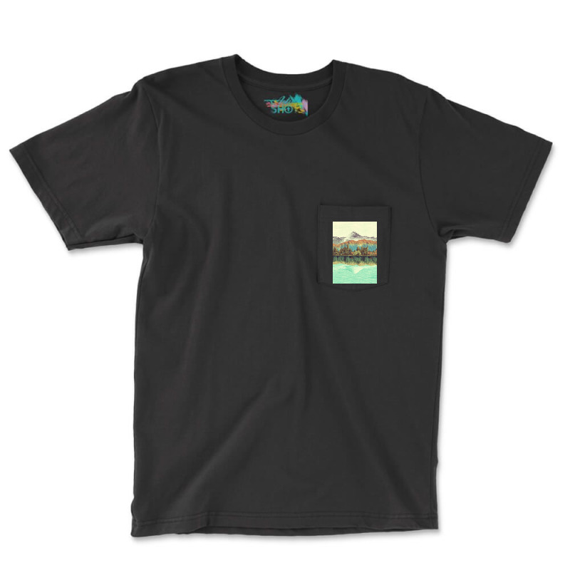 The Unknown Hills In Kamakura Pocket T-Shirt by williammillerr | Artistshot