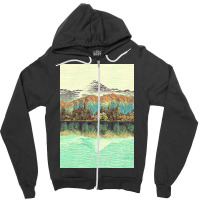 The Unknown Hills In Kamakura Zipper Hoodie | Artistshot