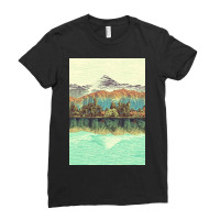 The Unknown Hills In Kamakura Ladies Fitted T-shirt | Artistshot