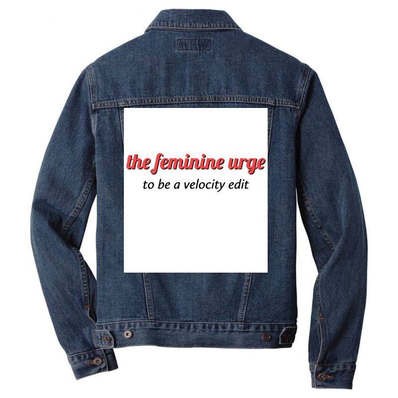 The Feminine Urge Poster Stars Men Denim Jacket by sporewashory | Artistshot