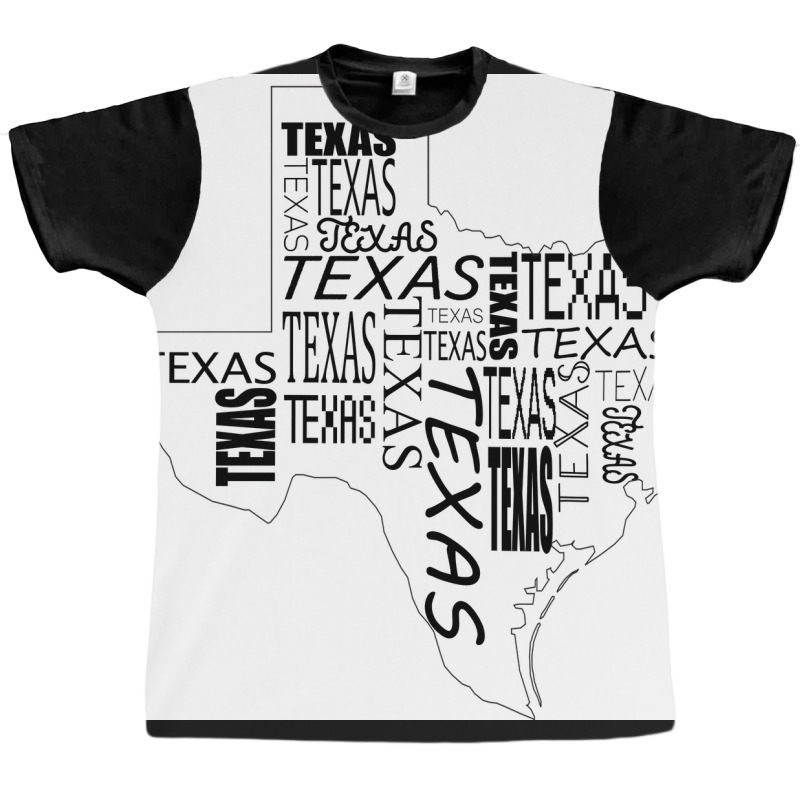 Texas Poster Cool Graphic T-shirt | Artistshot