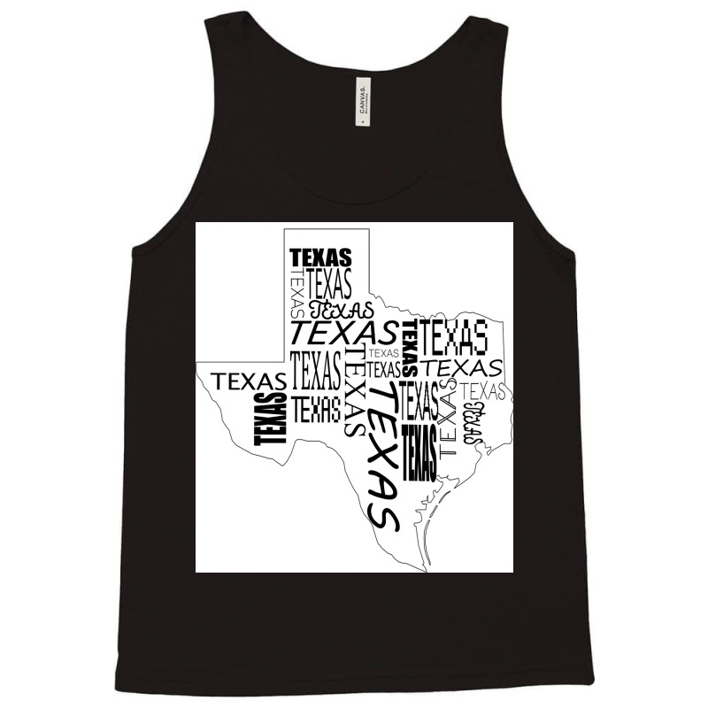 Texas Poster Cool Tank Top | Artistshot