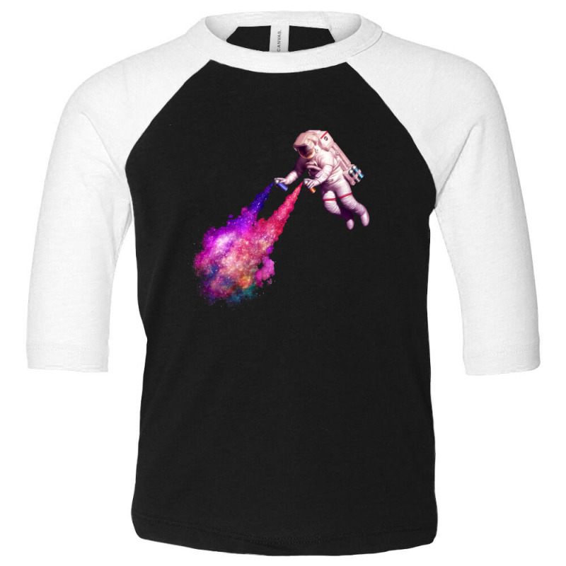 Shooting Stars - The Astronaut Artist Toddler 3/4 Sleeve Tee | Artistshot