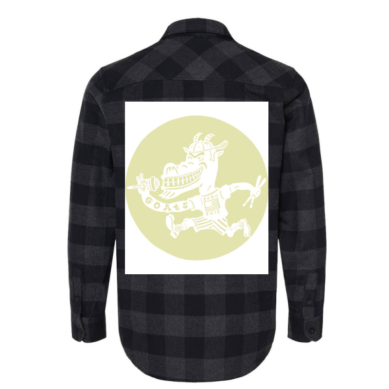 The Goats Premium Poster Funny Yellow Flannel Shirt | Artistshot