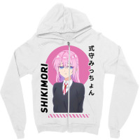 Shikimori Micchon  Shikimori Not Just A Cutie Zipper Hoodie | Artistshot