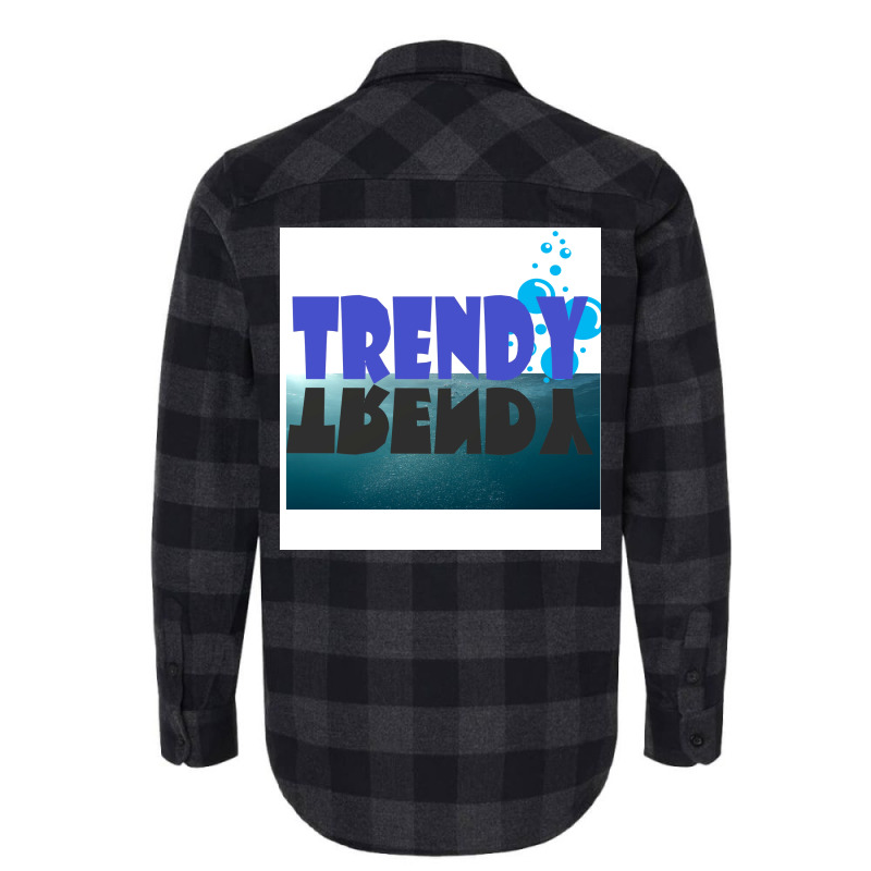 Trendy Poster Blue Flannel Shirt by sporewashory | Artistshot