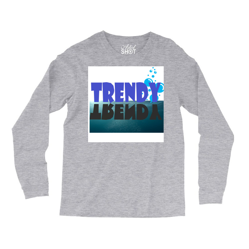 Trendy Poster Blue Long Sleeve Shirts by sporewashory | Artistshot