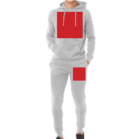 Trendy Basics Trend Color Flame Scarlet Poster Vintage Hoodie & Jogger Set | Artistshot