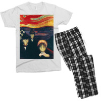 Edvards Anxiety 1894 Men's T-shirt Pajama Set | Artistshot