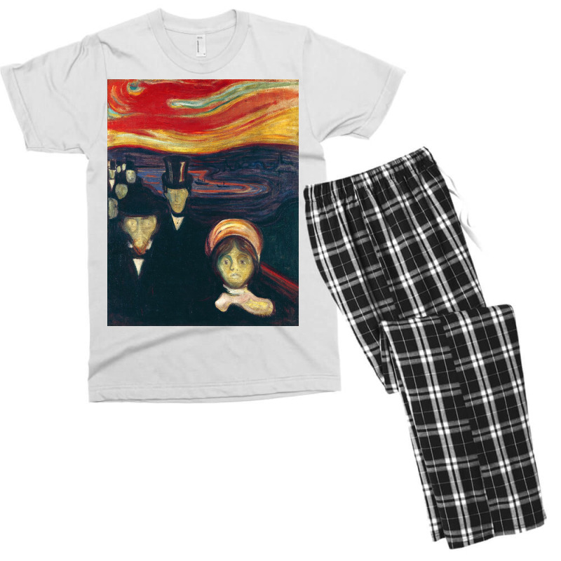 Edvards Anxiety 1894 Men's T-shirt Pajama Set | Artistshot