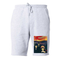 Edvards Anxiety 1894 Fleece Short | Artistshot