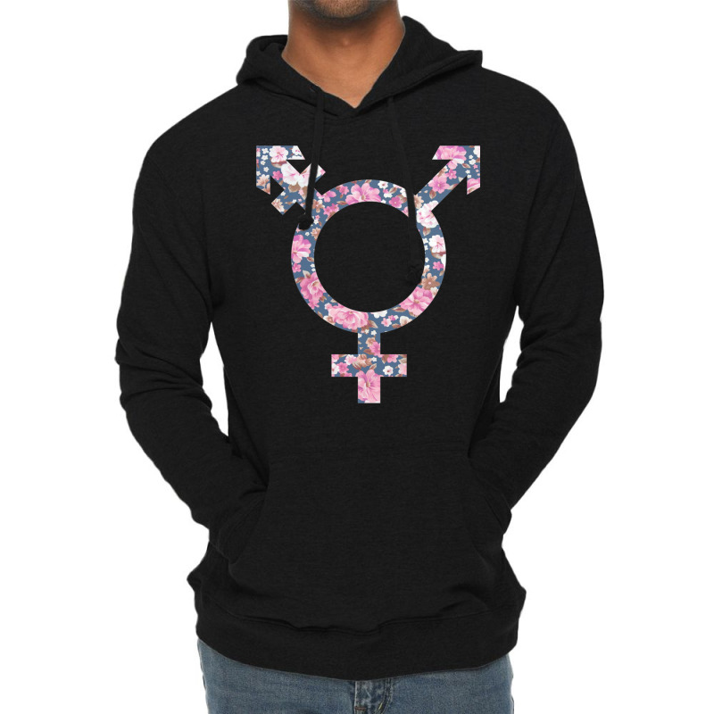 Trans Symbol Lightweight Hoodie by muingalivera | Artistshot