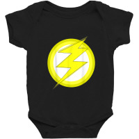 Lightning Bolt Men Cool Novelty Hipster Graphic Baby Bodysuit | Artistshot