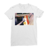 Edvards Girls On A Bridge 1900 Ladies Fitted T-shirt | Artistshot