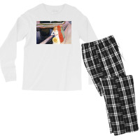 Edvards Girls On A Bridge 1900 Men's Long Sleeve Pajama Set | Artistshot