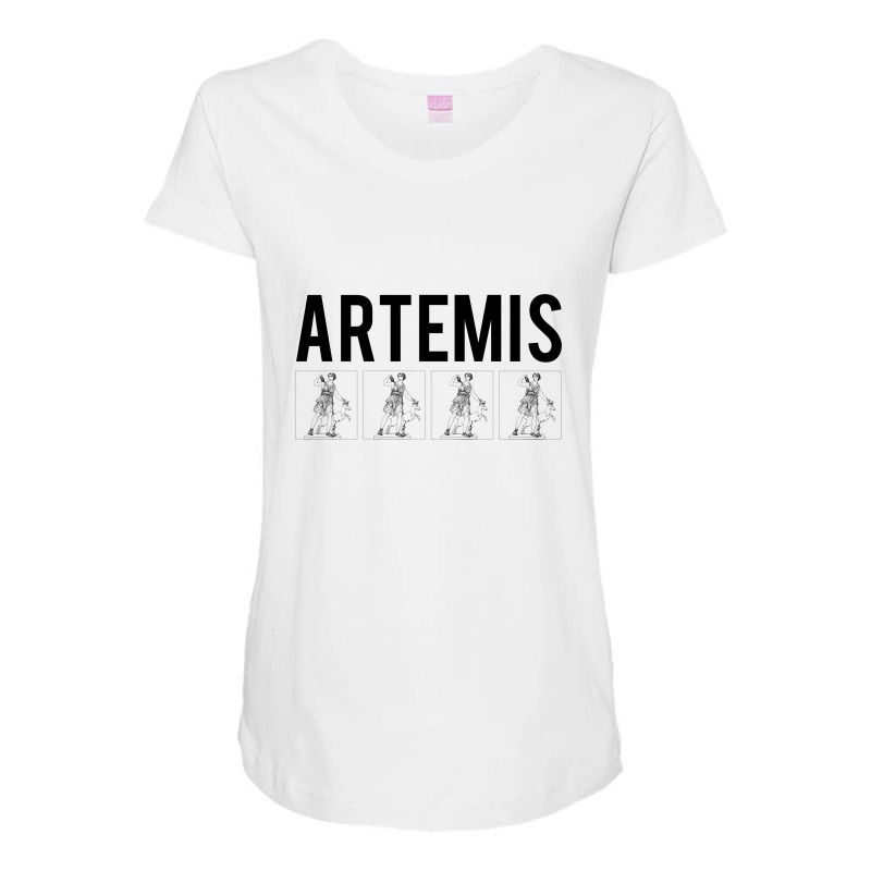 Artemis,  Greek Mythology Maternity Scoop Neck T-shirt by Cypryanus | Artistshot